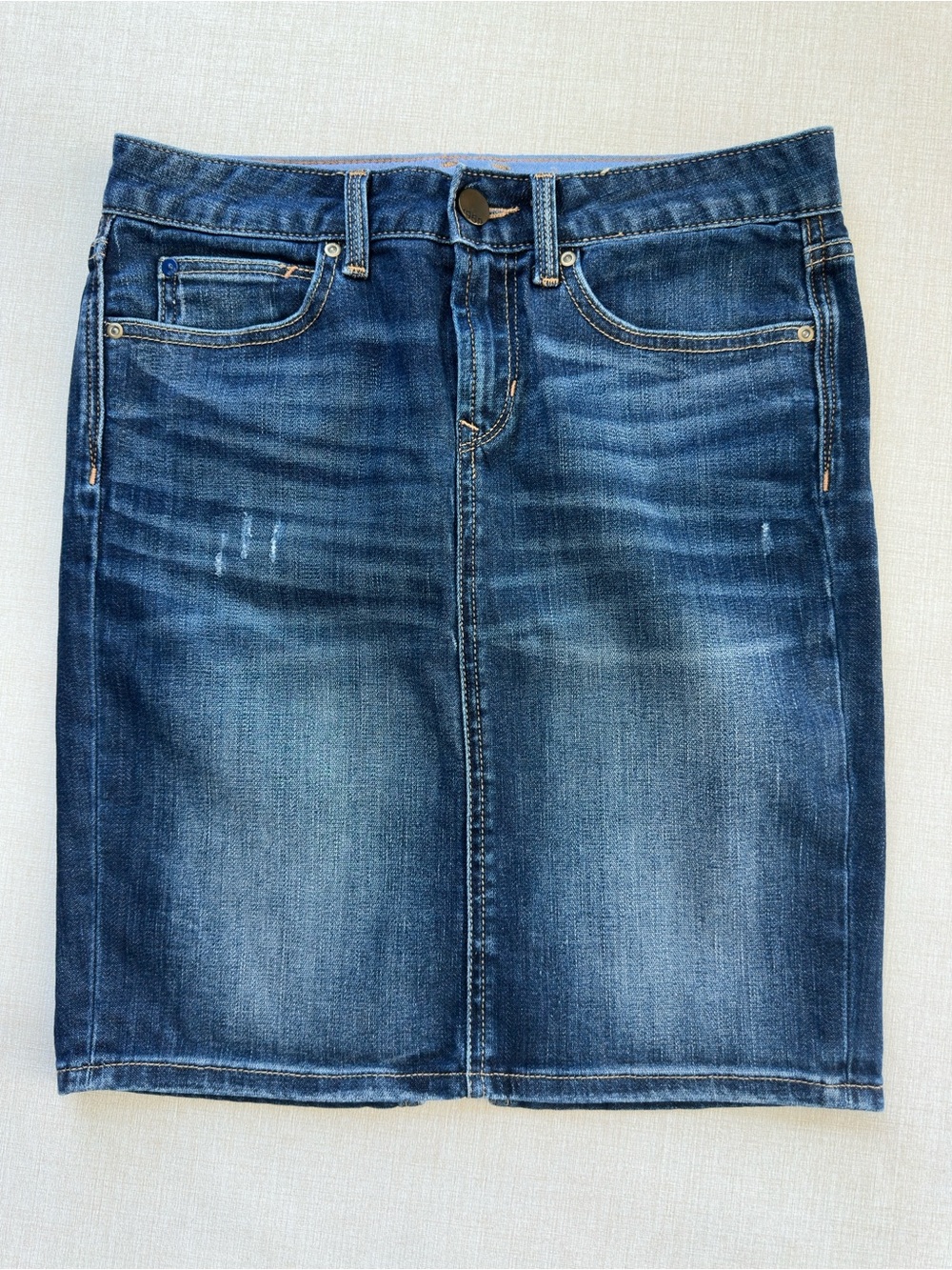 Classic Women’s Blue Denim Jeans Skirt